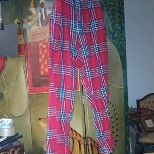 Stars Above Red Plaid Women's PJ